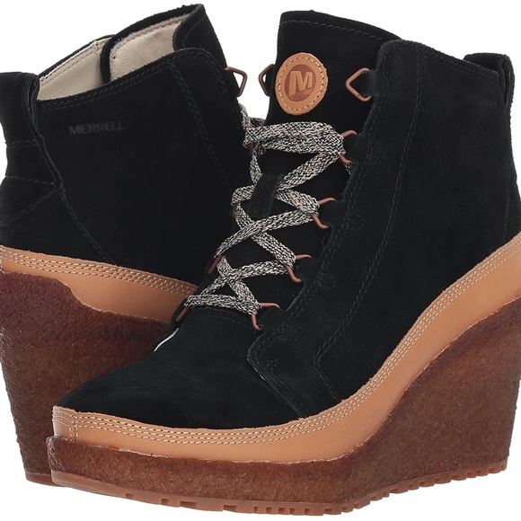merrell tremblant wedge boots